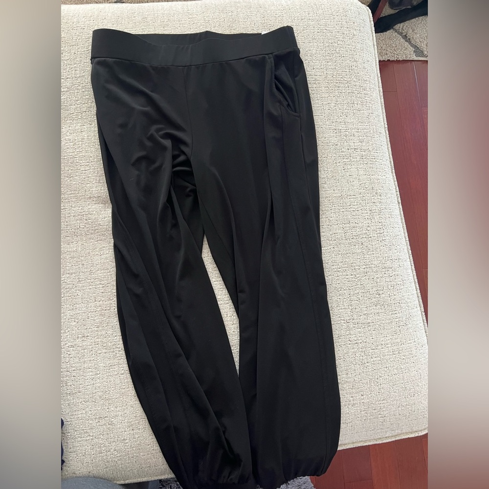 Lisa Rinna Black Jogger Pants
